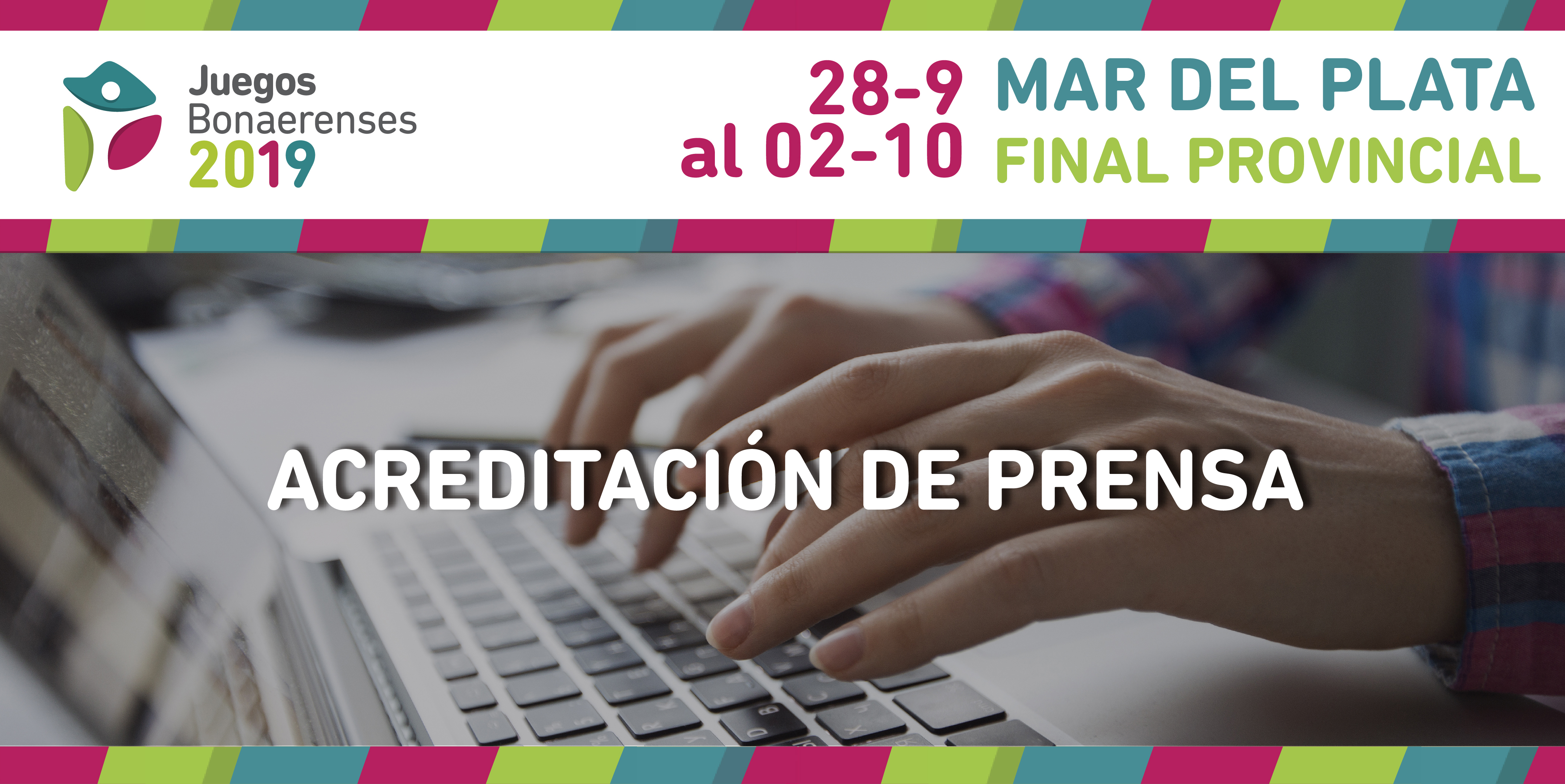 Noticia: Abierto el proceso de Acreditación de Prensa para la Final de los Juegos Bonaerenses